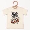Coquette Pumpkin Cherries - Youth Short Sleeve Graphic T-Shirt and Toddler Short Sleeve Graphic T-Shirt - 2 of 4