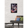 Trends International James Booker - Galaxy Space Cats Riding Donuts Framed Wall Poster Prints - 2 of 4