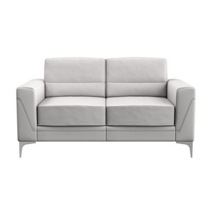 HomeStock Light Grey Loveseat PVC - 1 of 4