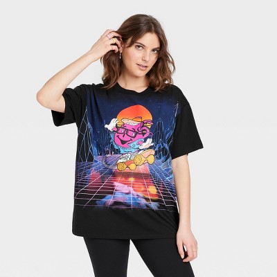 Women's Kool-Aid Oversized Short Sleeve Graphic T-Shirt - Black