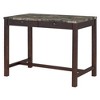 CAVINAS Dining Table Set Modern Faux Marble Versatile Bar Table Set with Storage Drawers and Padded Stools for Dining Room - 4 of 4