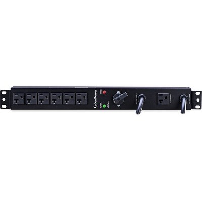 CyberPower Maintenance Bypass MBP20A6 - NEMA 5-20P - 6 x NEMA 5-20R - 120 V AC - 1U - Rack Mount