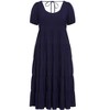 Women's Plus Size Mila Plain Dress - navy | CITY CHIC - 4 of 4