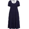 Women's Plus Size Mila Plain Dress - navy | CITY CHIC - image 4 of 4