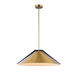 Artcraft Lighting Baltic 3 - Light Pendant in  Brass/Black - 1 of 4