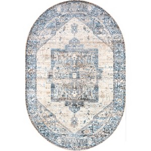 Nuloom Harriet Vintage Medallion Fringe Indoor Area Rug - 1 of 4