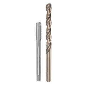 Unique Bargains Cobalt High Speed Steel Straight Flute Twist Drill Bit Tap and Bit Set - 1 of 3