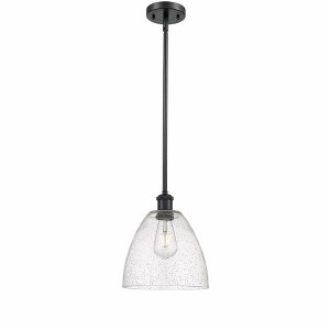 Bristol Glass - 1 Light Mini Pendant In Industrial Style-11.25 Inches Tall and 9 Inches Wide - 1 of 1