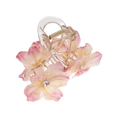 Unique Bargains Women's Butterfly Flower Hair Clips 3.94"x2.56"x2.95" 1 Pc