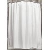 iDESIGN Carlton Fabric Shower Curtain White - 2 of 4