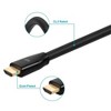 Monoprice 4K Certified Premium High-Speed HDMI Cable - 4K60Hz, 18Gbps, HDR, CL3 Rated, 30ft, Black - 3 of 4