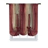 GoodGram Ombre Crushed Satin Sheer Single Window Curtains & Valances - 2 of 4