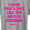 Women's - Mean Girls - Rules Of Feminism Short Sleeve Graphic T-Shirt - 2 of 4