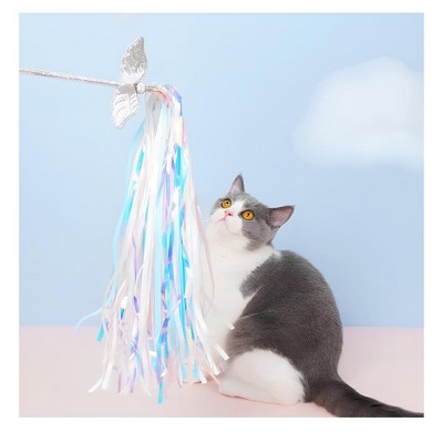 Tree City Angel Wand Cat Teaser Toy for Indoor Cats to Chase and Exercise