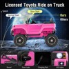 Costway 24V 2 Seater Ride on Car for Kids Licensed Toyota LC250 Ride on Truck with Remote Black/Gray/Navy/Pink/Red - 4 of 4