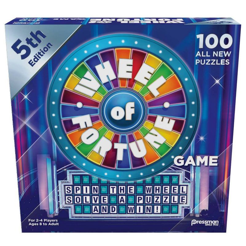 Pressman Wheel of Fortune 5th Edition Board Game, 1 of 8