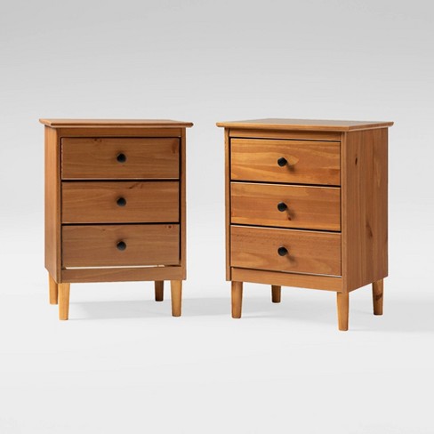 3 drawer deals modern nightstand