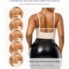 SHAPELLX Tummy Control Shapewear Bodysuit for Women Body Shaper Removable Straps Low Back Shapewear with Built-in Bra—Beige 38 - 2 of 3