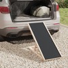 vidaXL Dog Ramp Gray 39.4"x15.7" Solid Wood Fir - 3 of 4