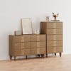 Whizmax 6-Drawer Chest of Drawers for Bedroom, Wooden Bedroom Drawer Dresser with 6 Storage Drawers - 4 of 4