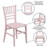 Emma and Oliver 10 Pack Child’s All Occasion Resin Chiavari Chair for Home or Home Based Rental Business - 4 of 4