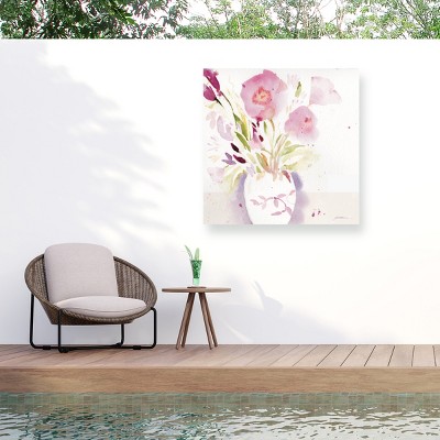 Sheila Golden From Summers Garden Outdoor Canvas Art