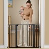 BabyBond 27-43 Inches Baby Gate for Stair and Doorway,with Extenders and Pressure/Hardware Mounting Kit, 30" Tall - 2 of 4