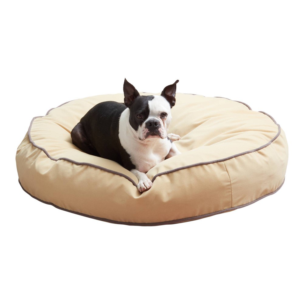 Kensington Garden Scout Deluxe Round Dog Mat Bed - Cream M