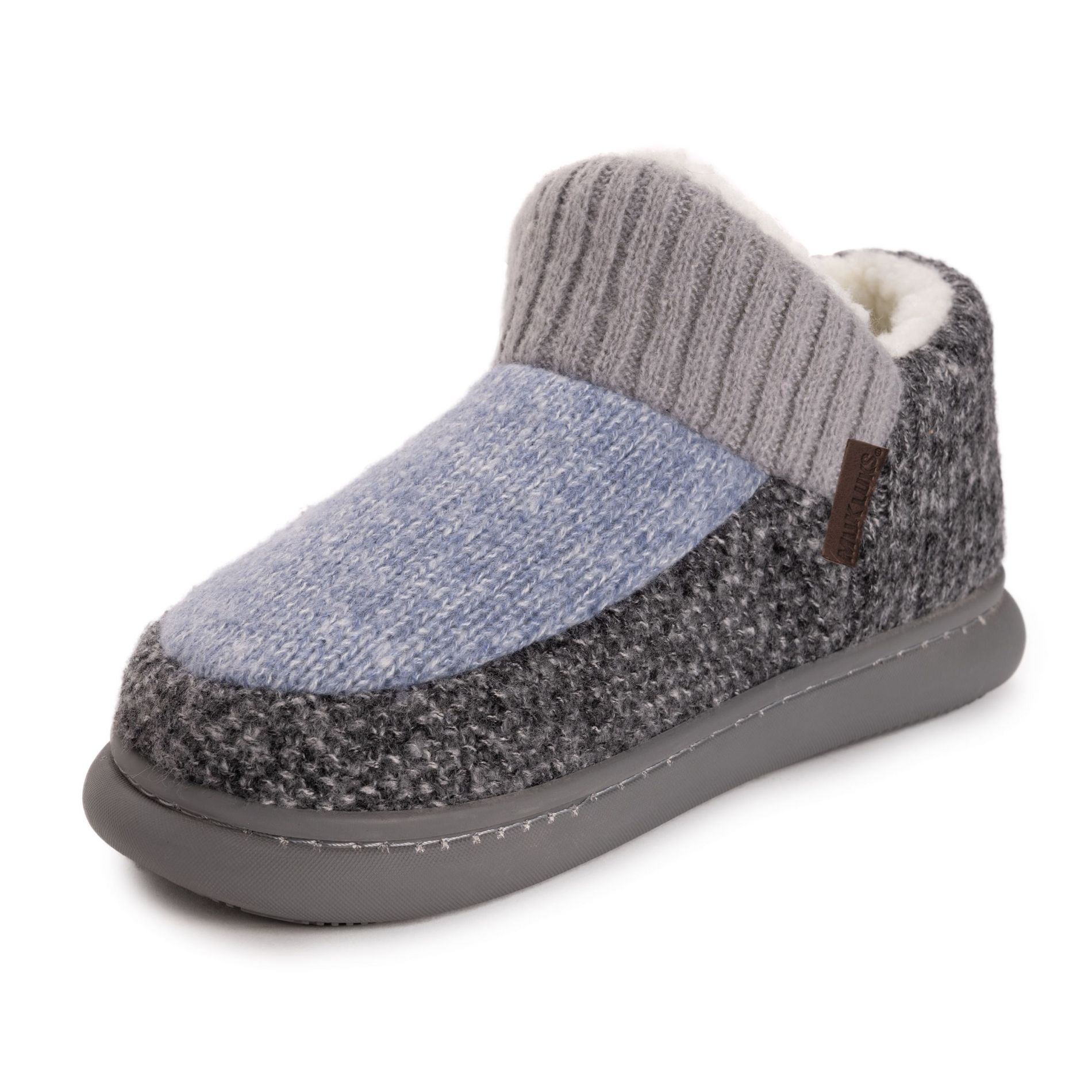 MUK LUKS Women's Callen Bootie, Grey, Large