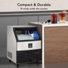 Commercial Ice Maker Machine ¨C 440 lbs/24H Stainless Steel Under-Counter Ice Maker with 88 lbs Large Storage - 3 of 4