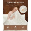 GustoWave Heated Blanket Throw - Thick Cotton Velvet Blanket with Controller, Fast Heating Machine Washable, Beige - 3 of 4