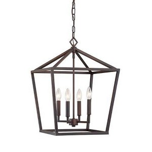 Millennium Lighting 4 - Light Pendant in  Rubbed Bronze - 1 of 2