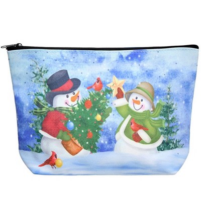 The Lakeside Collection Multi-Use Holiday Pouch - Snowman