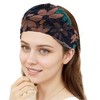Unique Bargains Women's Flower Lace Wide Headband 1 Pc - 4 of 4