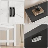 Farmhouse Entryway Table with 2-Door, Wood Console Table with Storage, Coffee Bar Cabinet, Sofa Tables Buffet Sideboard for Kitchen, Living Room - 3 of 4