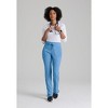 Barco One - Women's Uplift 5-Pocket Knit Waistband Tapered Leg Scrub Pant - 2 of 4