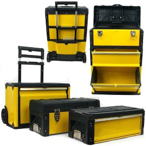 Stalwart 3-in-1 Stackable Tool Chest on Wheels - 1 of 4