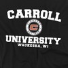 Carroll University Official Circle Logo Adult T Shirt, Black - image 2 of 4