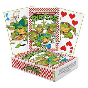 Aquarius Puzzles Teenage Mutant Ninje Turtles Pizza Playing Cards - 1 of 4