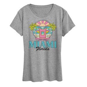Women's - Instant Message - Miami Florida -Women's Short Sleeve Graphic T-Shirt Short Sleeve Graphic T-Shirt - 1 of 4