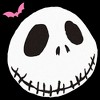 Men's The Nightmare Before Christmas Jack Face Pink Bat T-Shirt - 2 of 4
