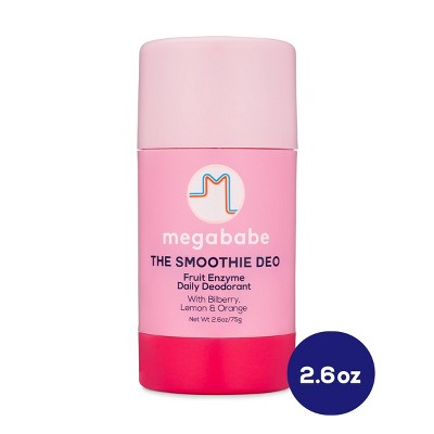 Megababe The Smoothie Deo Fruit Enzyme Daily Deodorant - 2.6oz