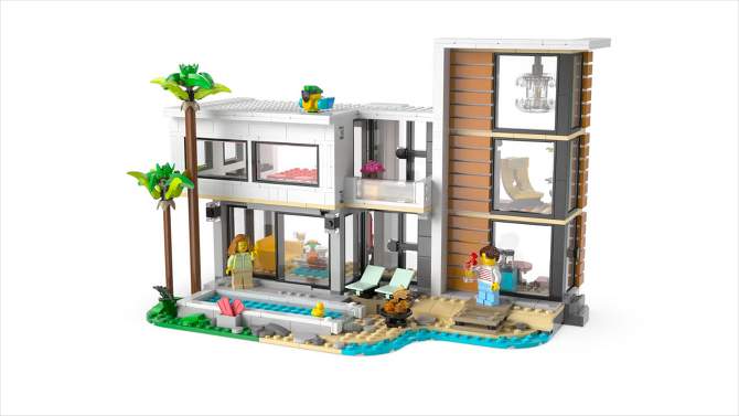 LEGO Creator 3 in 1 Modern House Toy Playset and Art Building Set 31153, 2 of 8, play video