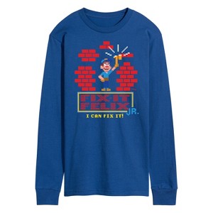 Men's - Disney - I Can Fix It Felix Long Sleeve Graphic T-Shirt - 1 of 3
