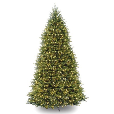 Photo 1 of **LIGHTS DONT WORK** National Tree Company 4.5' Pre-Lit Dunhill Fir Hinged Artificial Christmas Tree with Clear Lights