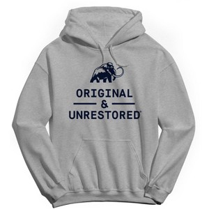 Original and Unrestored Men's Lock Up Long Sleeve Graphic Cotton Pullover Sweatshirt - 1 of 1