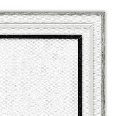 Vintage Nautical Yacht Print on Canvas with Gray Frame, 20" x 16"