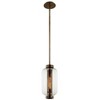Troy Lighting Atwater 1 - Light Pendant in  Vintage Brass Clear Shade - 2 of 2