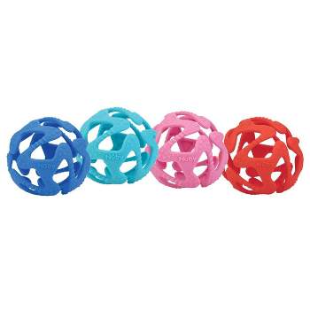 Nuby Tuggy Teething O Balls - Set of 4