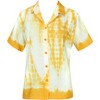 LA LEELA Women's Summer Casual Beach Short Sleeve TShirts Button Down Dress Tops Tee Shirts Hawaiian Blouses for Women - 4 of 4